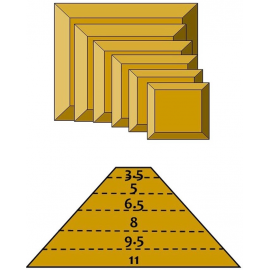 Square Stack (6 Piece) Pottery Form Set Square Stack (6 Piece) Pottery Form Set